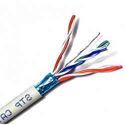 STP Cat.5e Cable Sólido 4 pares 24 AWG